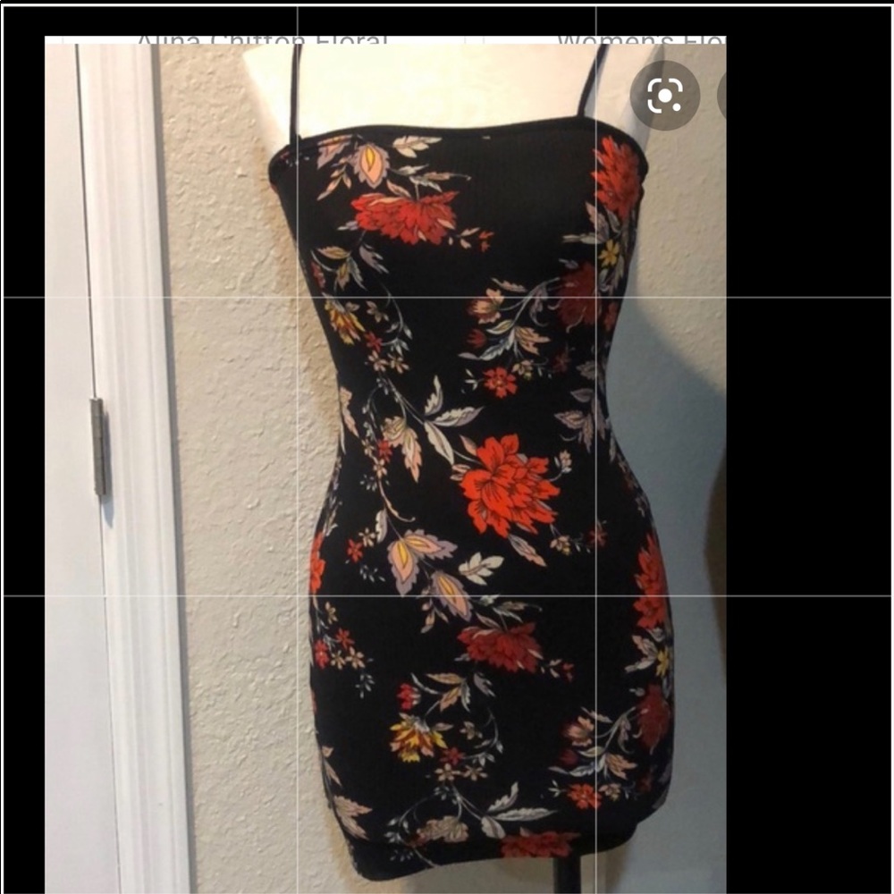 Flowered print dress